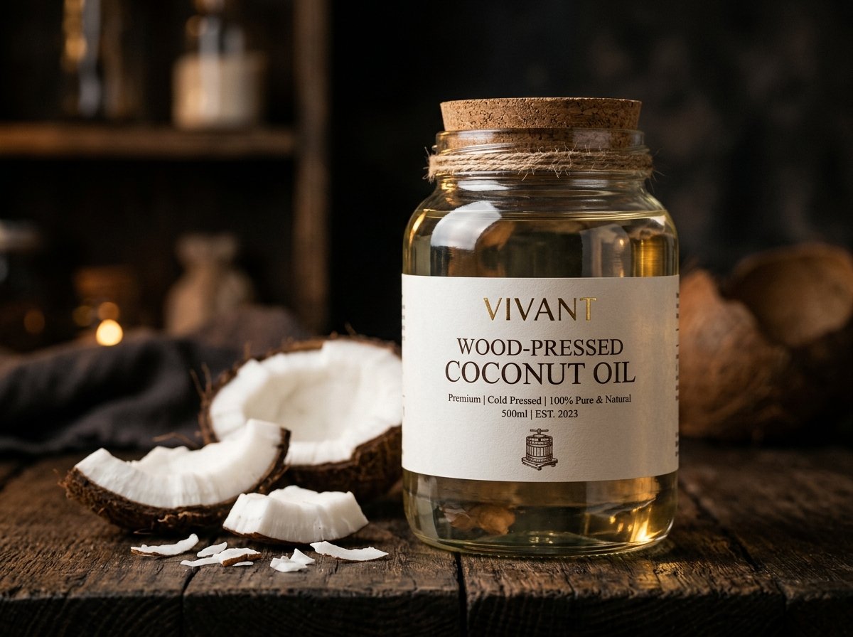 Wood-Pressed Coconut Oil